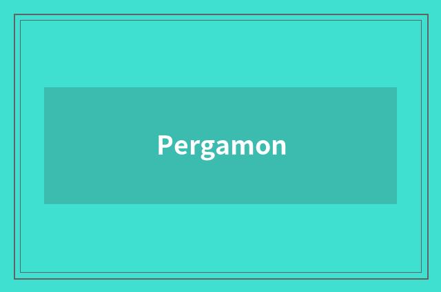 Pergamon