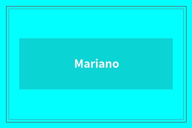 Mariano