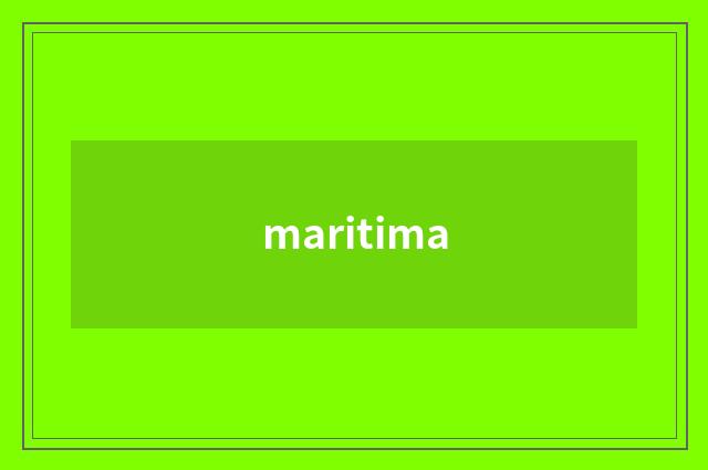 maritima