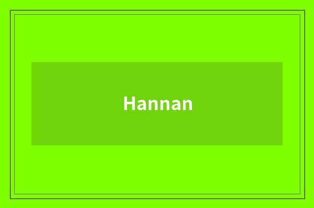 Hannan