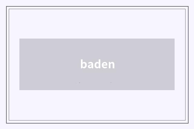 baden