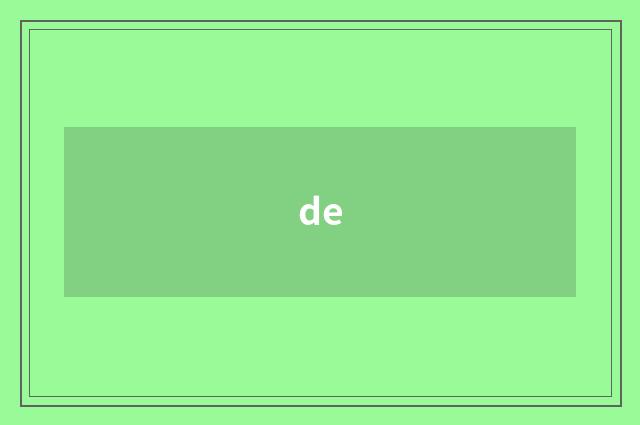 de