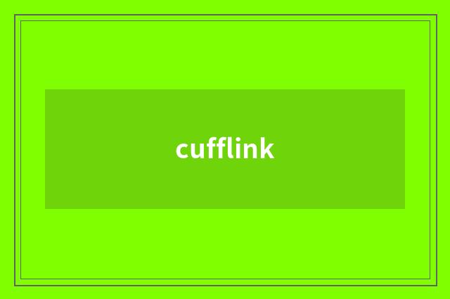 cufflink