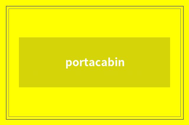 portacabin