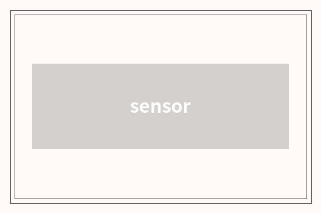 sensor