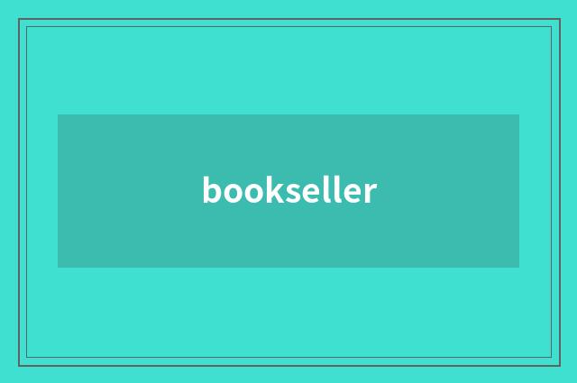 bookseller