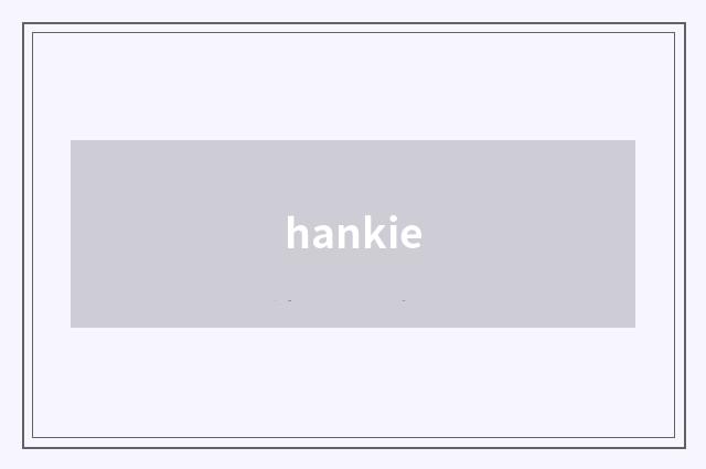 hankie