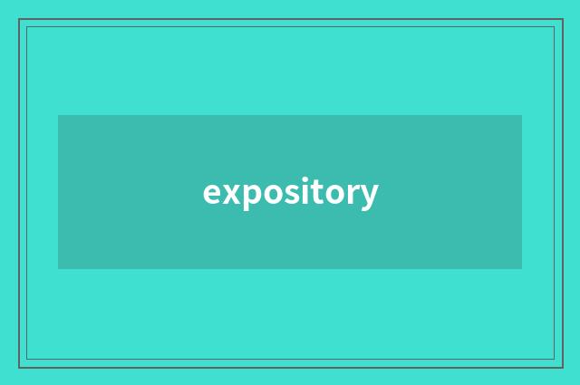 expository