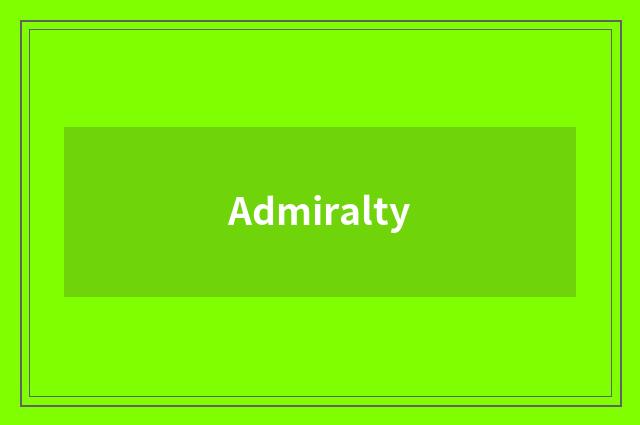 Admiralty