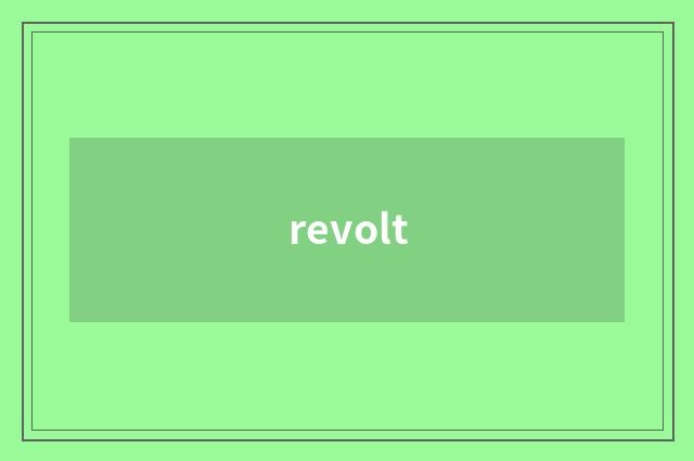 revolt