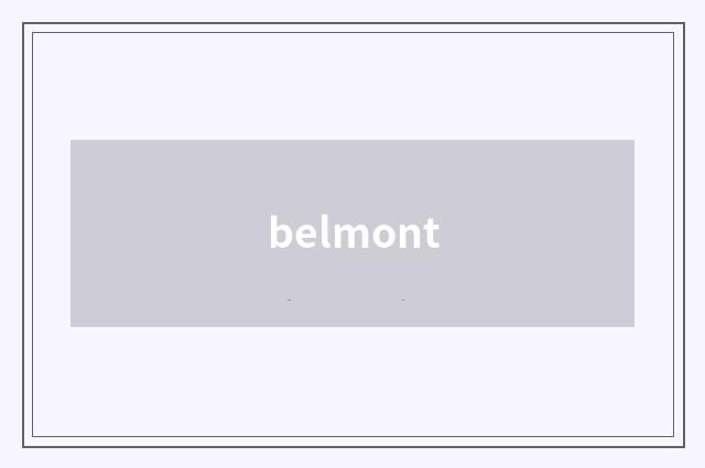 belmont