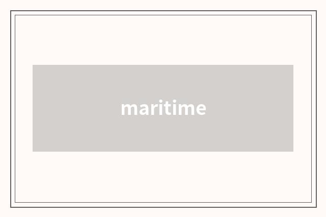 maritime
