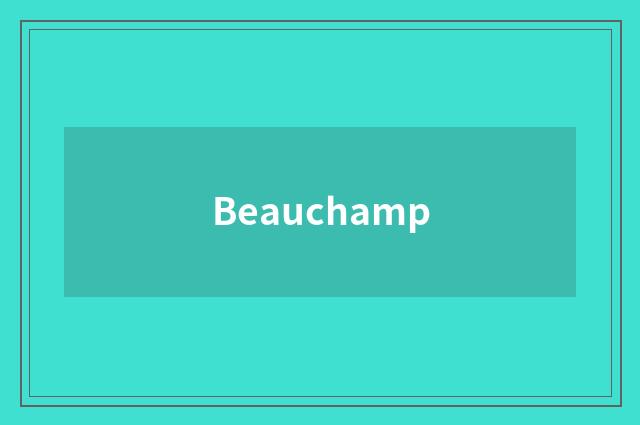 Beauchamp