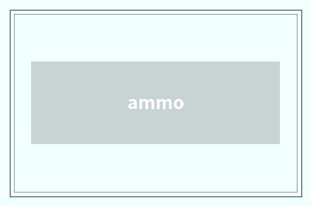 ammo