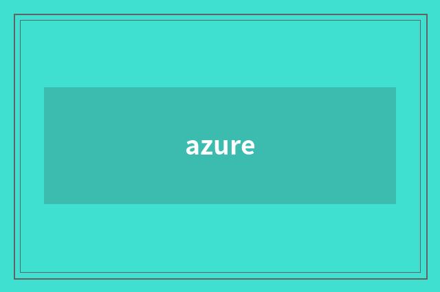 azure