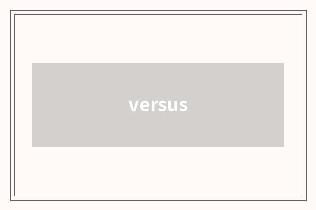 versus