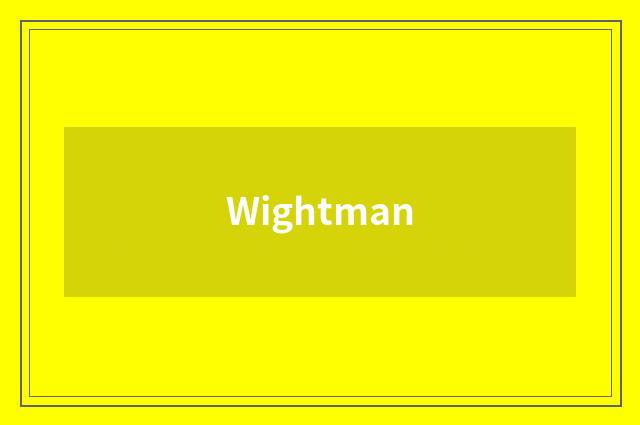 Wightman