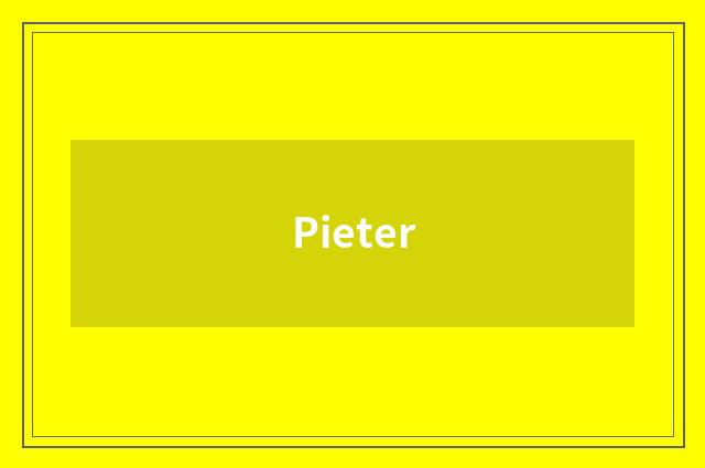 Pieter