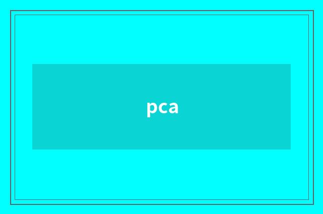 pca