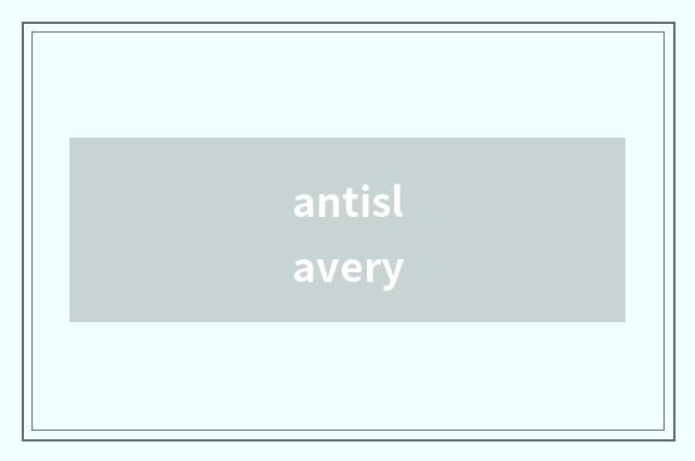 antislavery