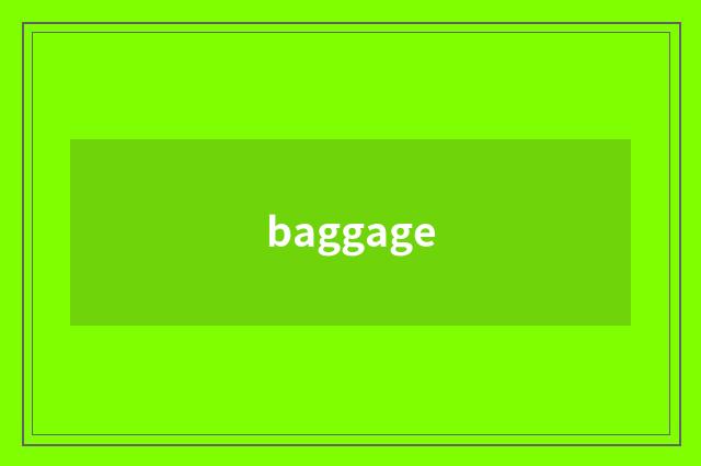 baggage