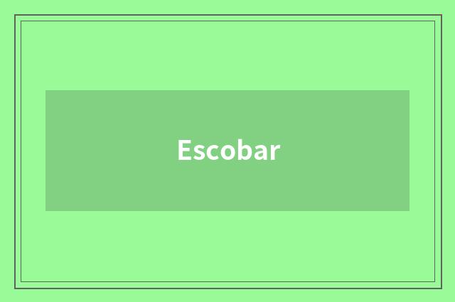 Escobar