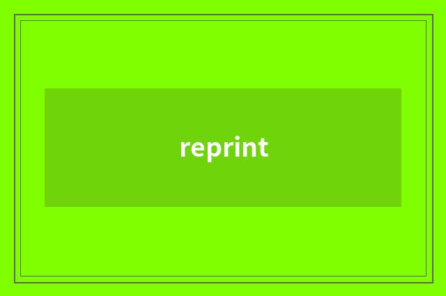 reprint