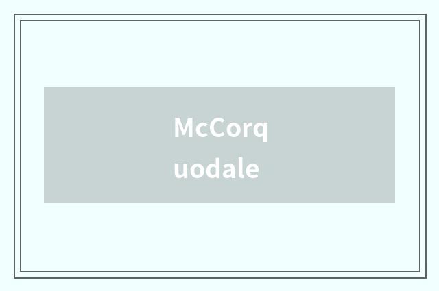 McCorquodale