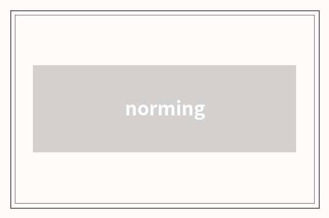 norming