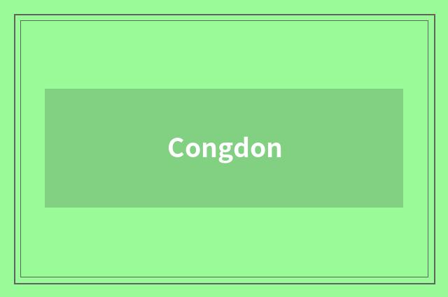 Congdon