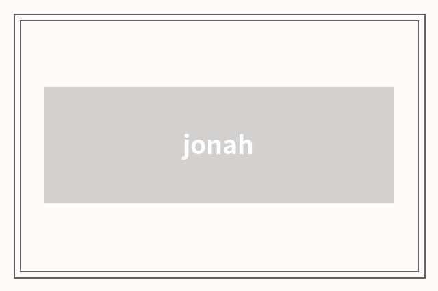 jonah