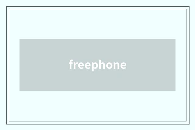freephone