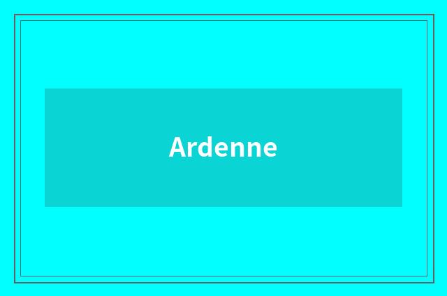 Ardenne