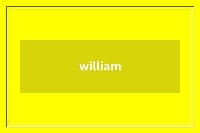 william