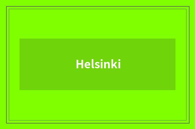 Helsinki
