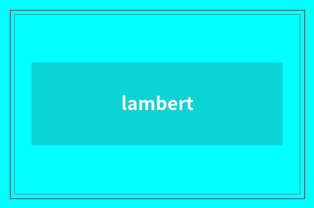 lambert