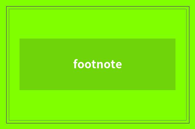 footnote