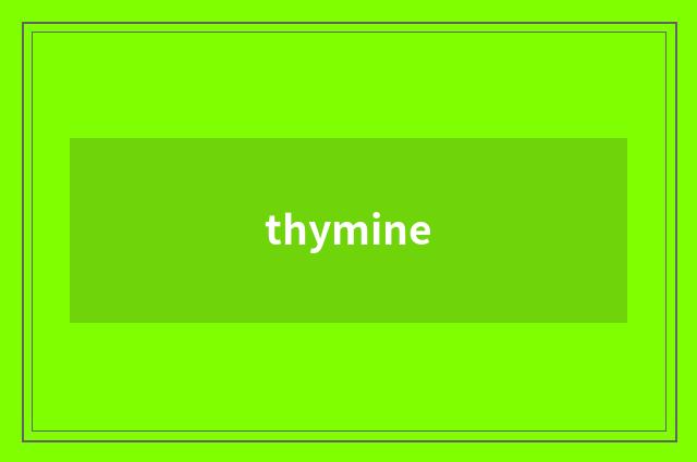 thymine