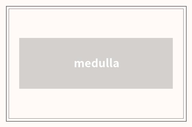 medulla