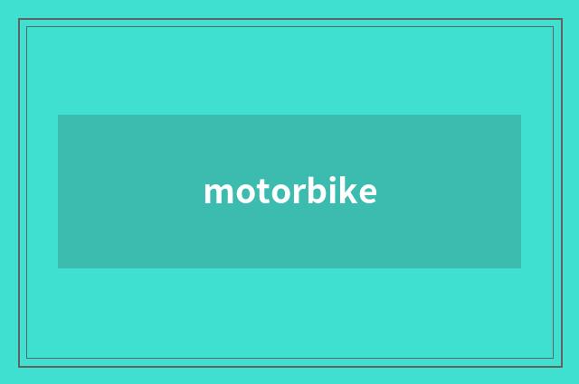 motorbike