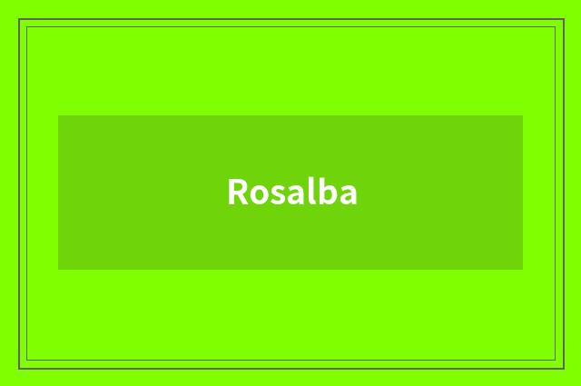 Rosalba
