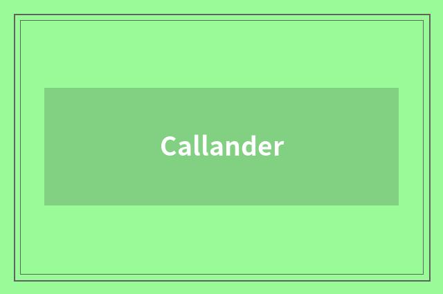 Callander