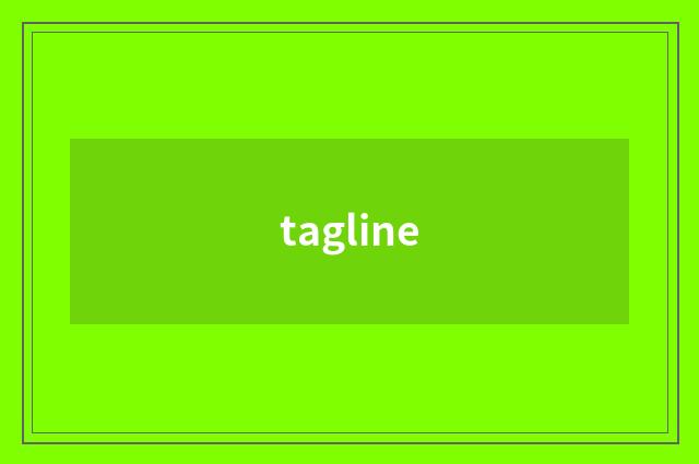tagline