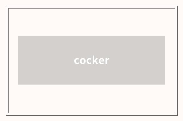 cocker