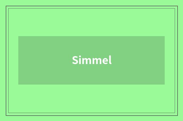 Simmel