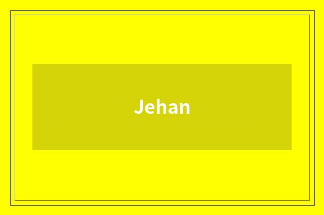 Jehan