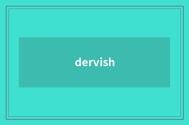 dervish