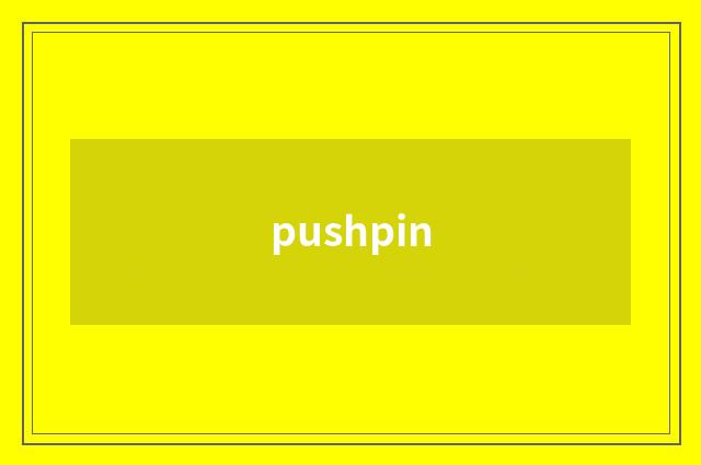 pushpin