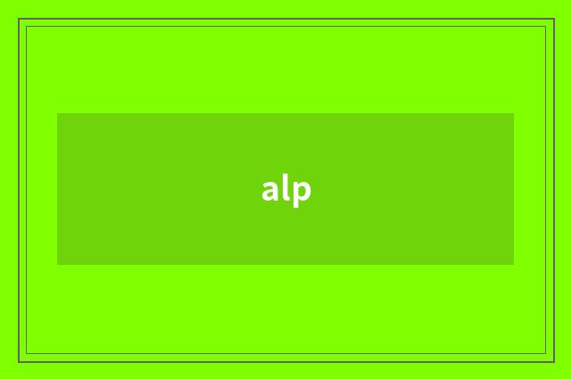 alp
