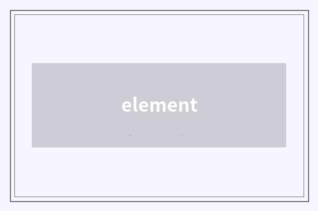 element